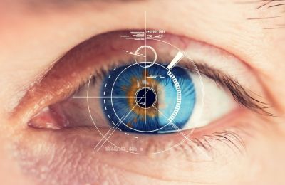 Biometrisches Auge-Brillenglaeser